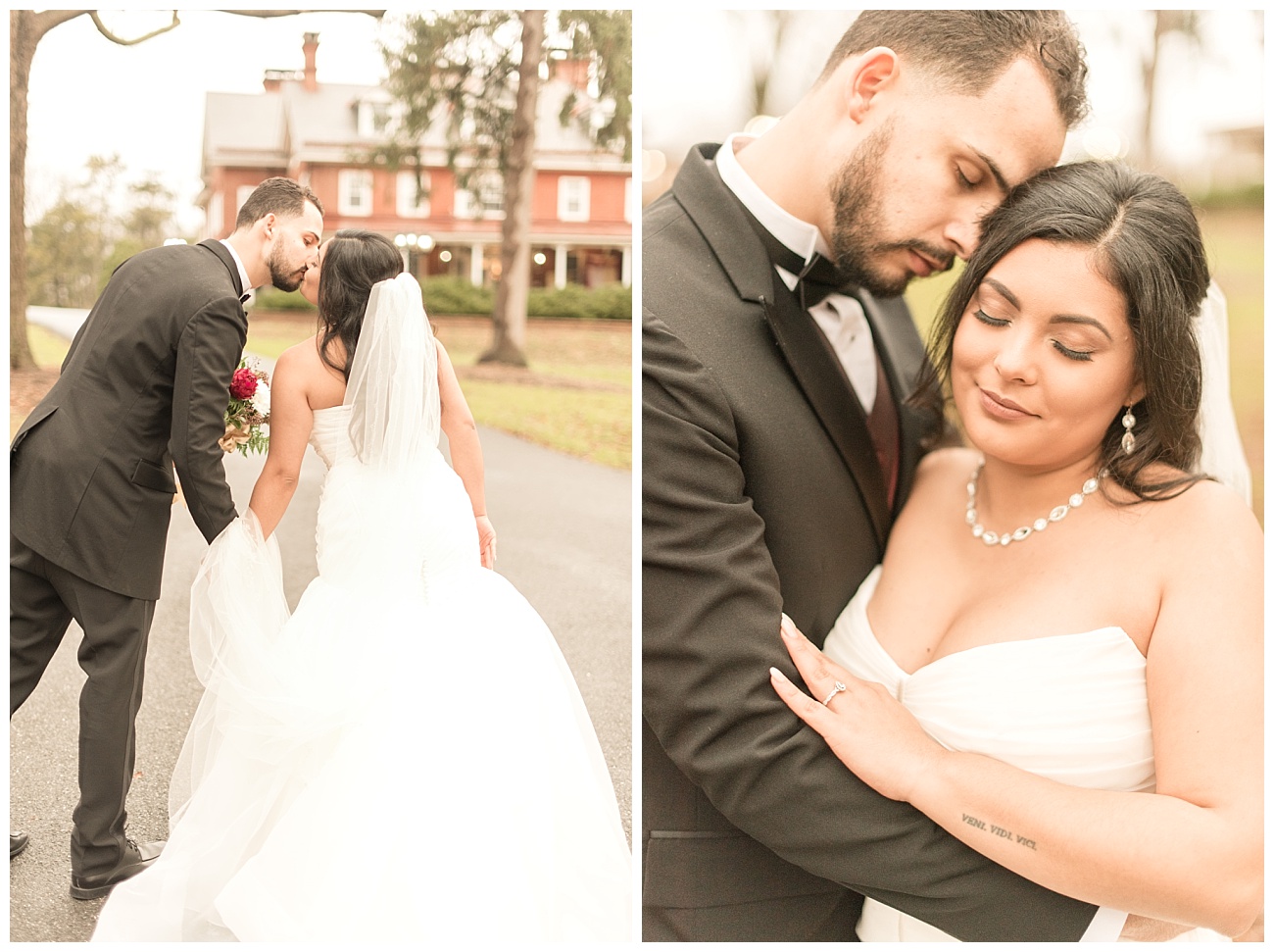 bride and groom portraits