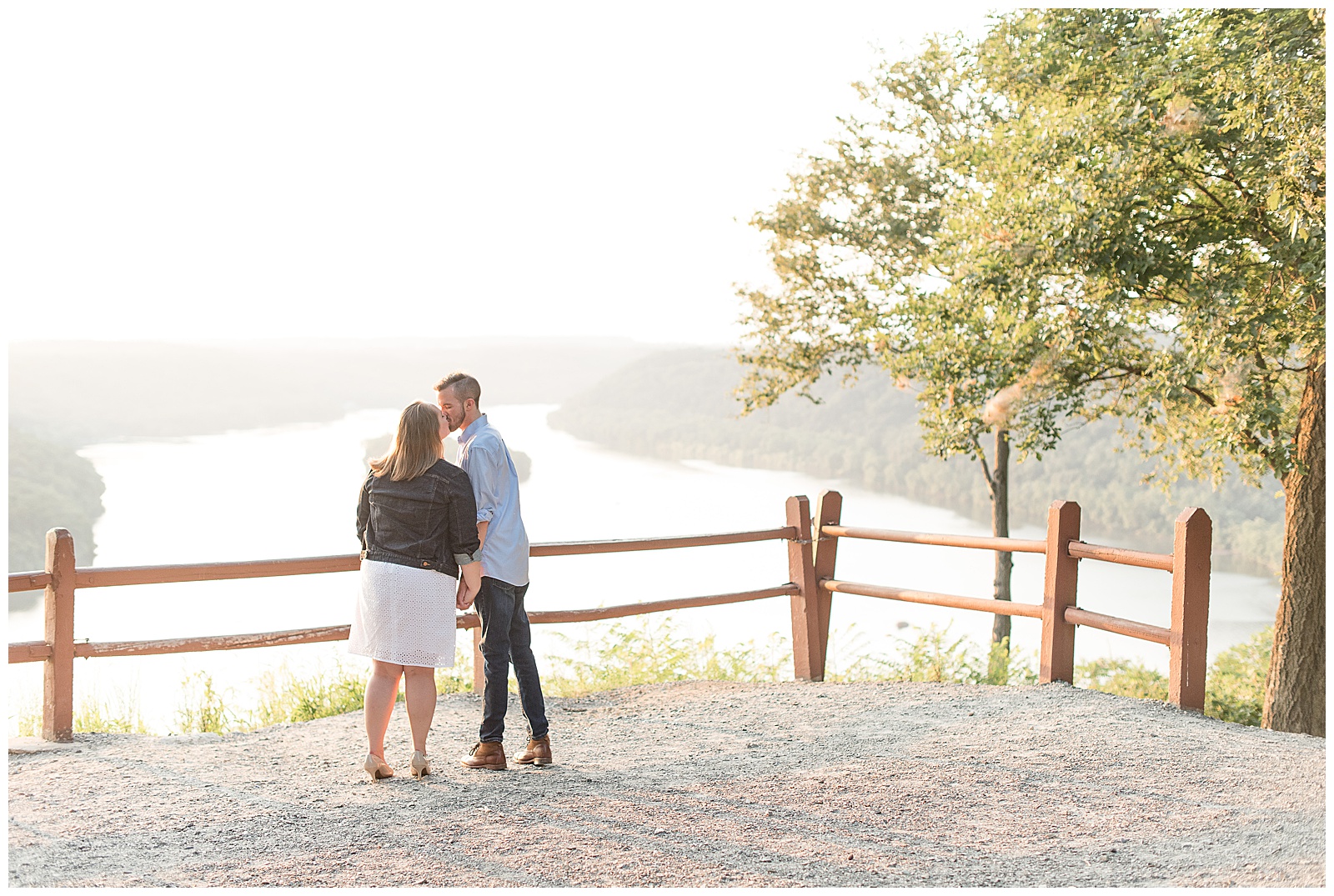 couple overlooking Susquehanna River at Pinnacle Point