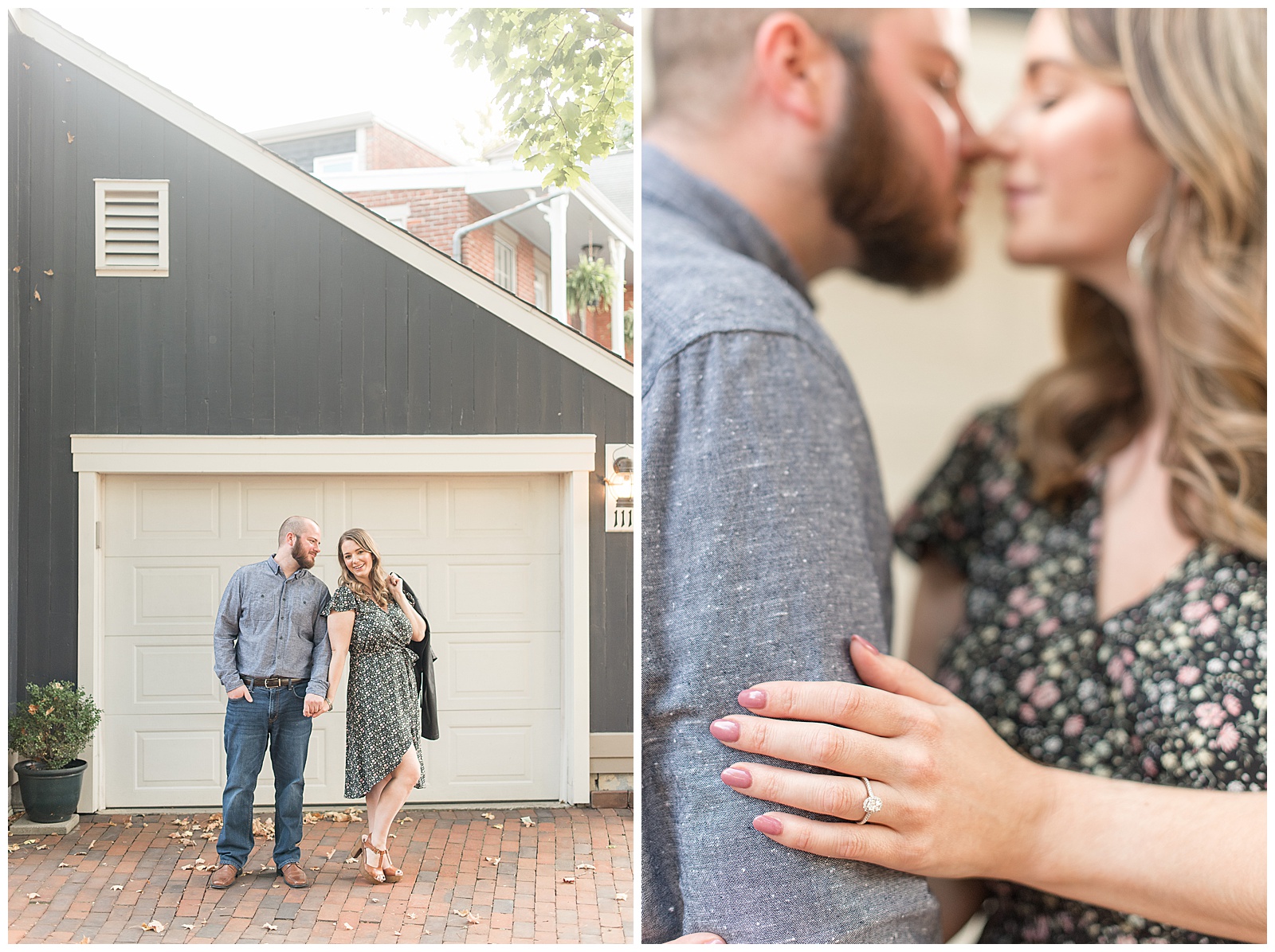 engagement session in Lancaster City