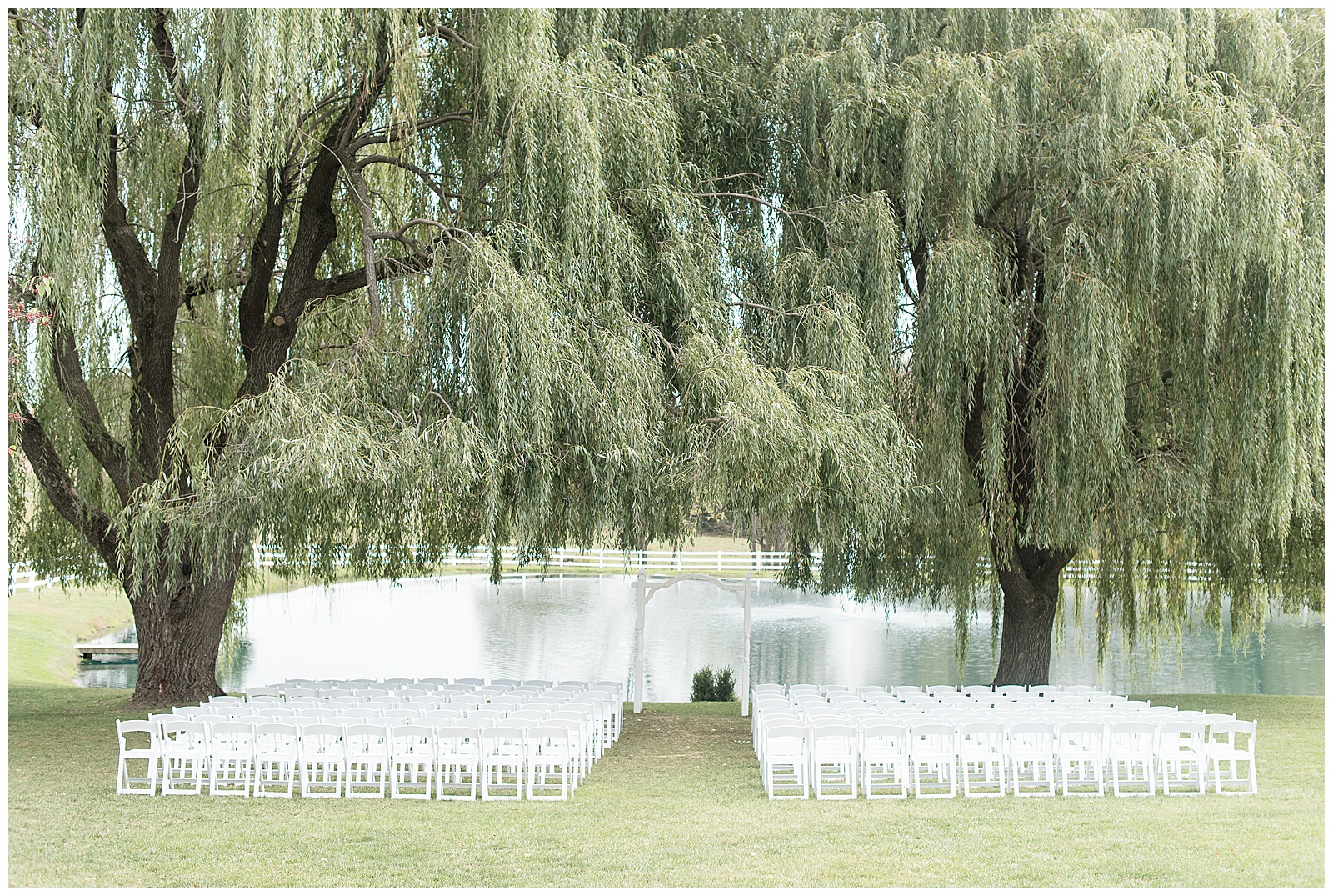 ceremony location at Pond View Farms, MD