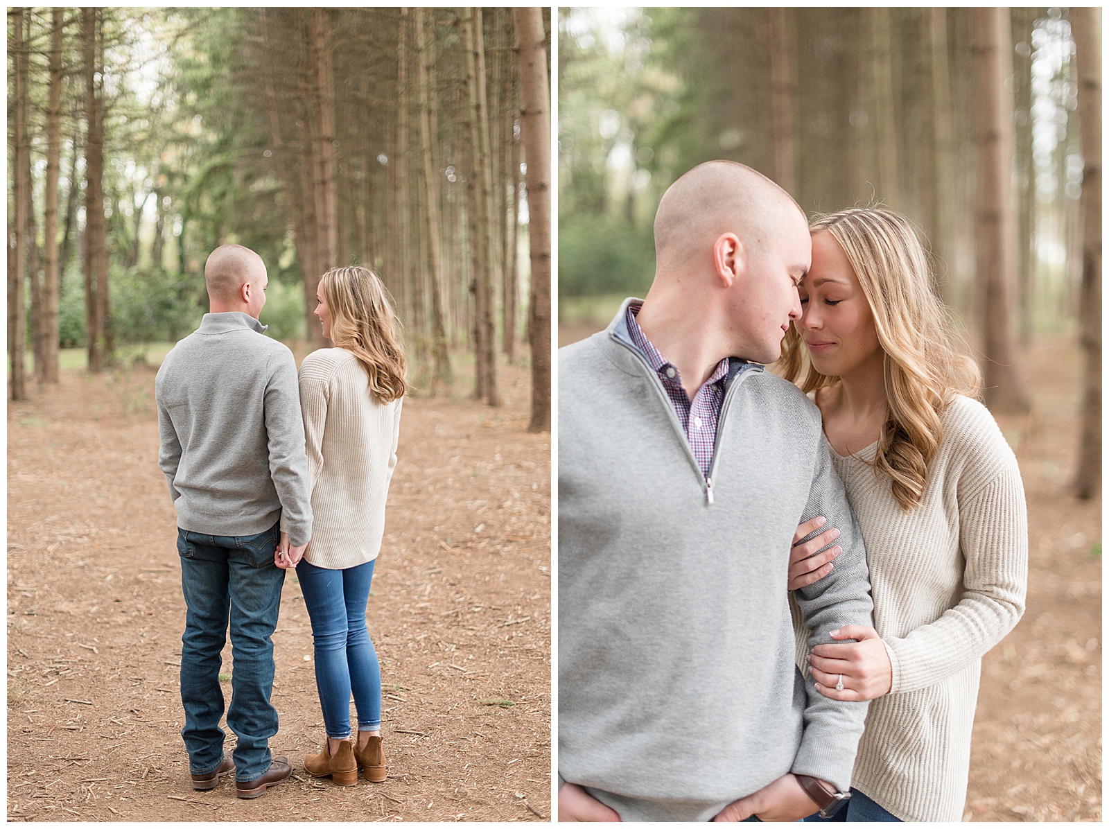A Cloudy Fall Engagement Session at Overlook Park in Lancaster County