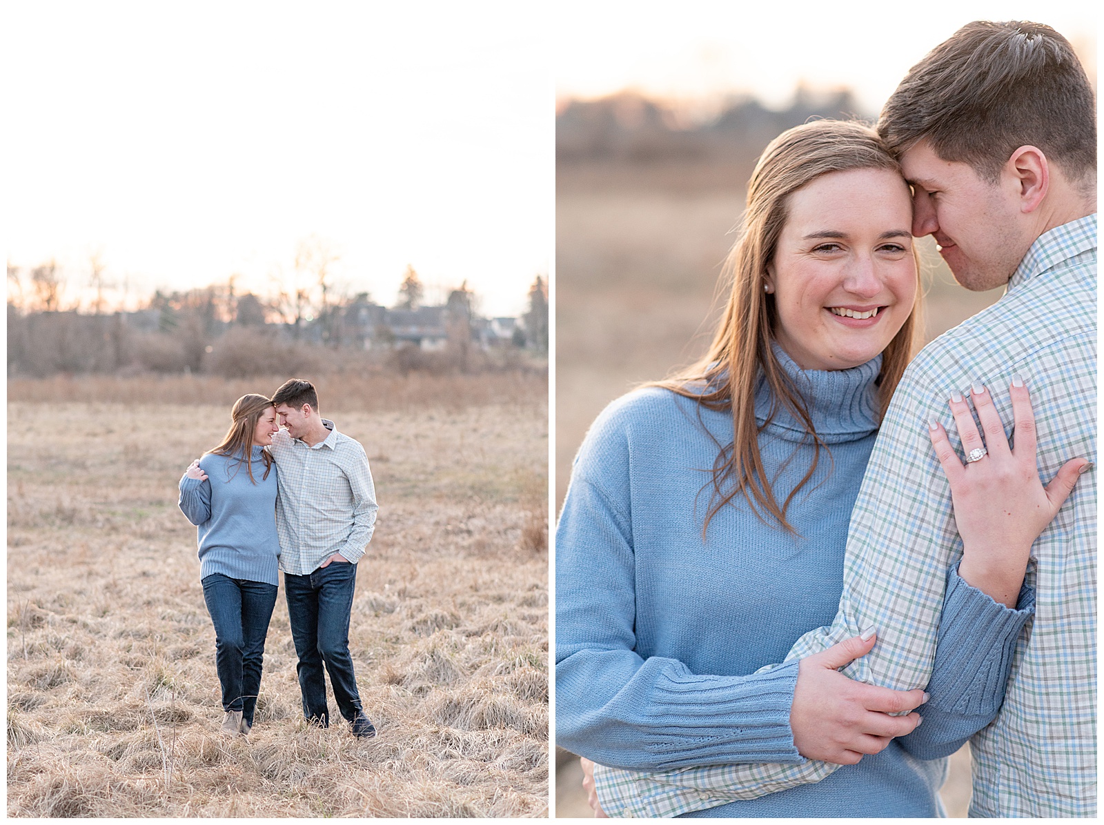 Engagement session photos at Overlook Park