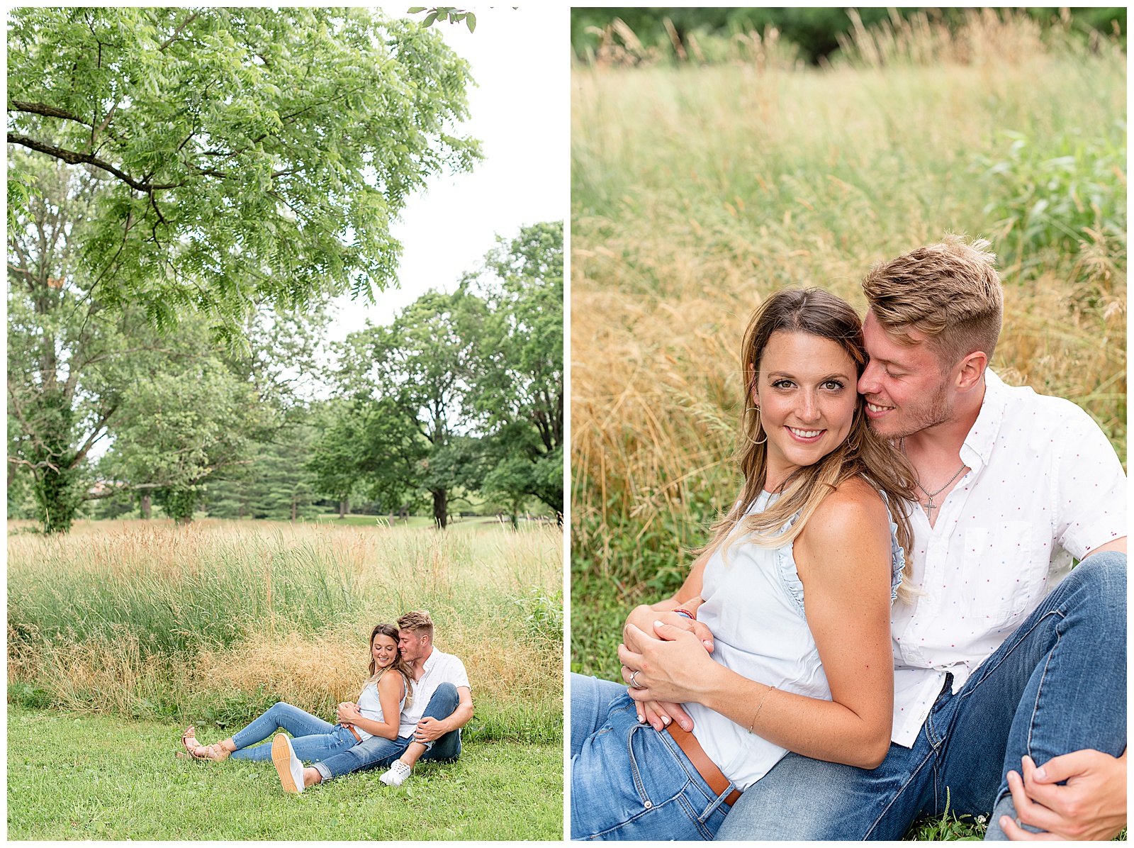 Engagement Session photos at Wyomissing Trails in Wyomissing PA
