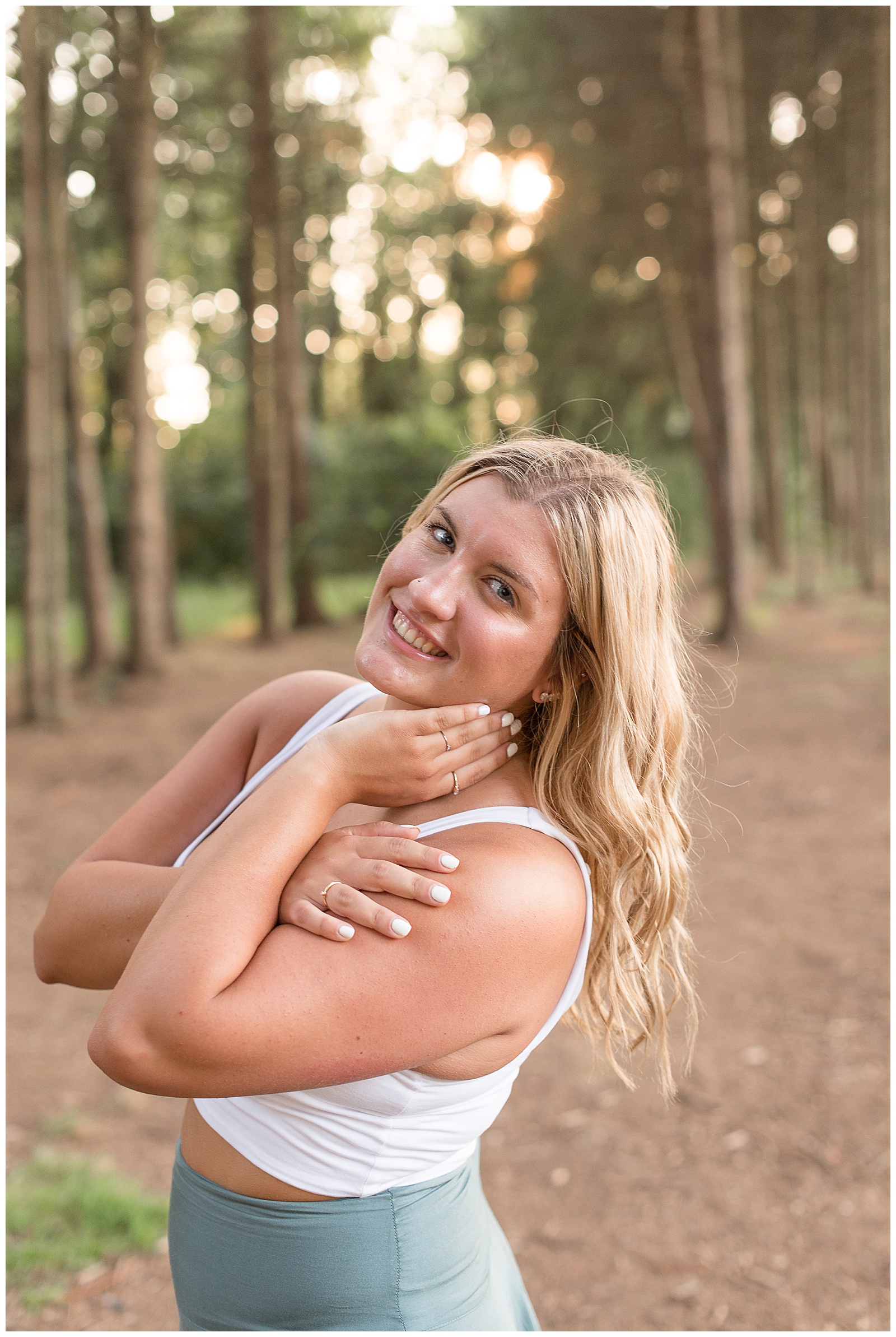 senior session in Lancaster, PA at Overlook Park