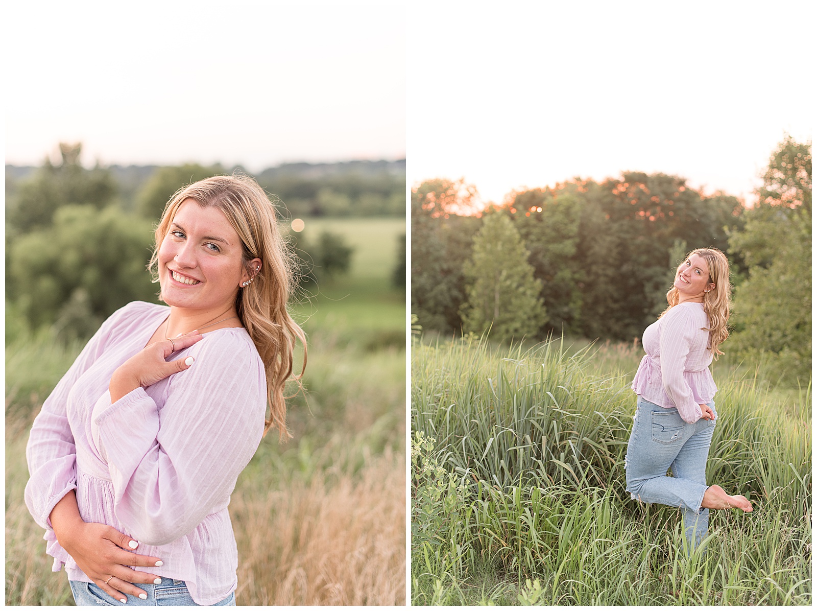 senior session at Overlook Park in Lancaster, PA