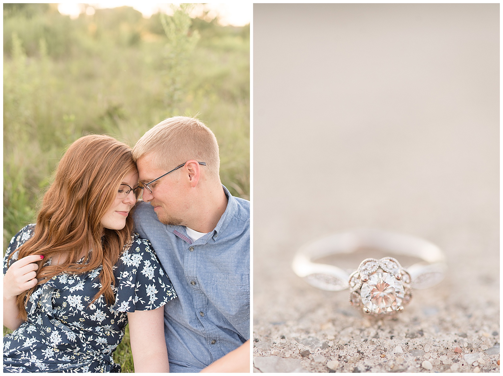 engagement session at Overlook Park in Lancaster