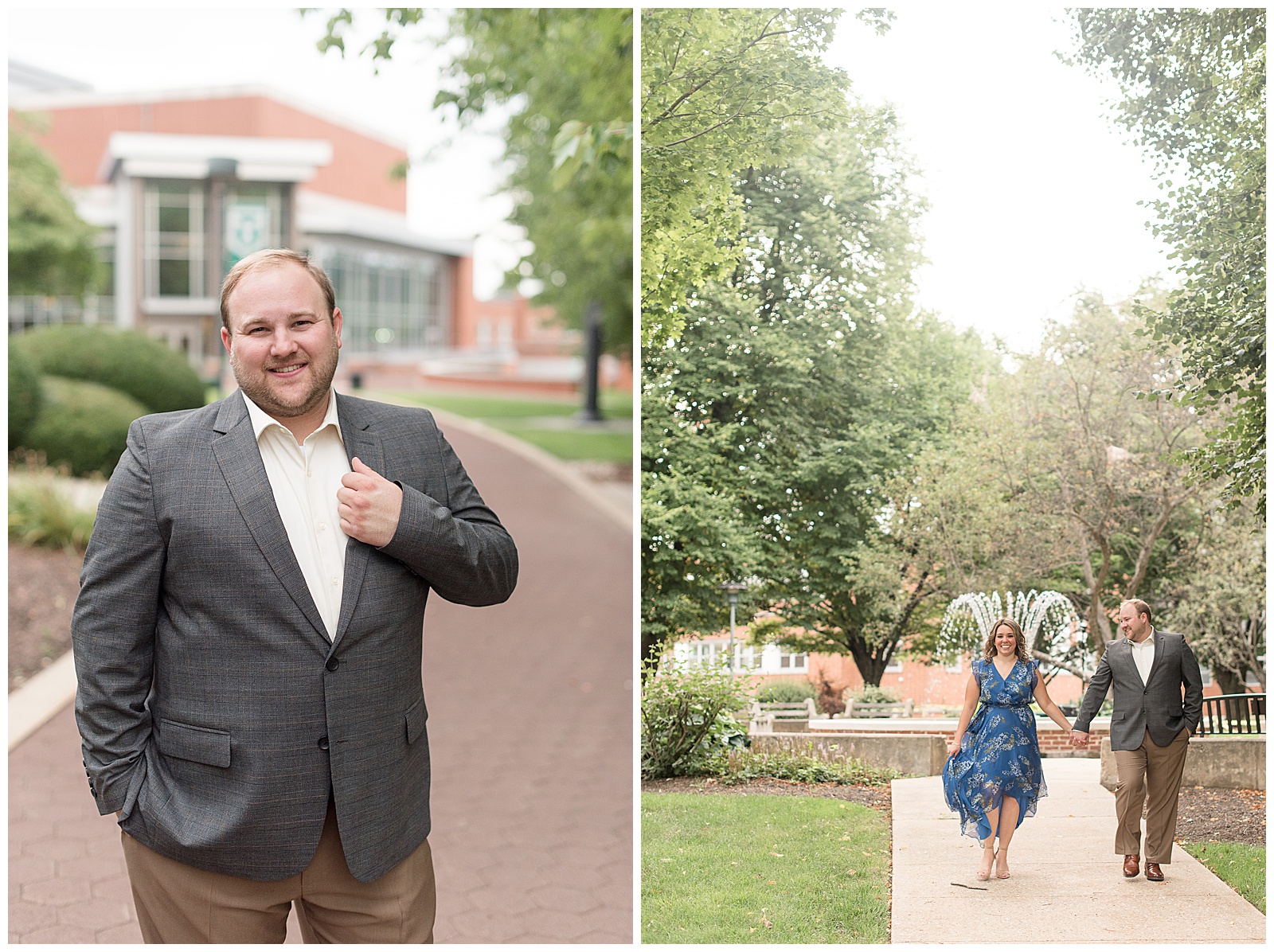 Engagement session at York College