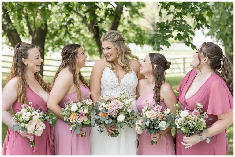 Blush And Navy Barn At Silverstone Wedding