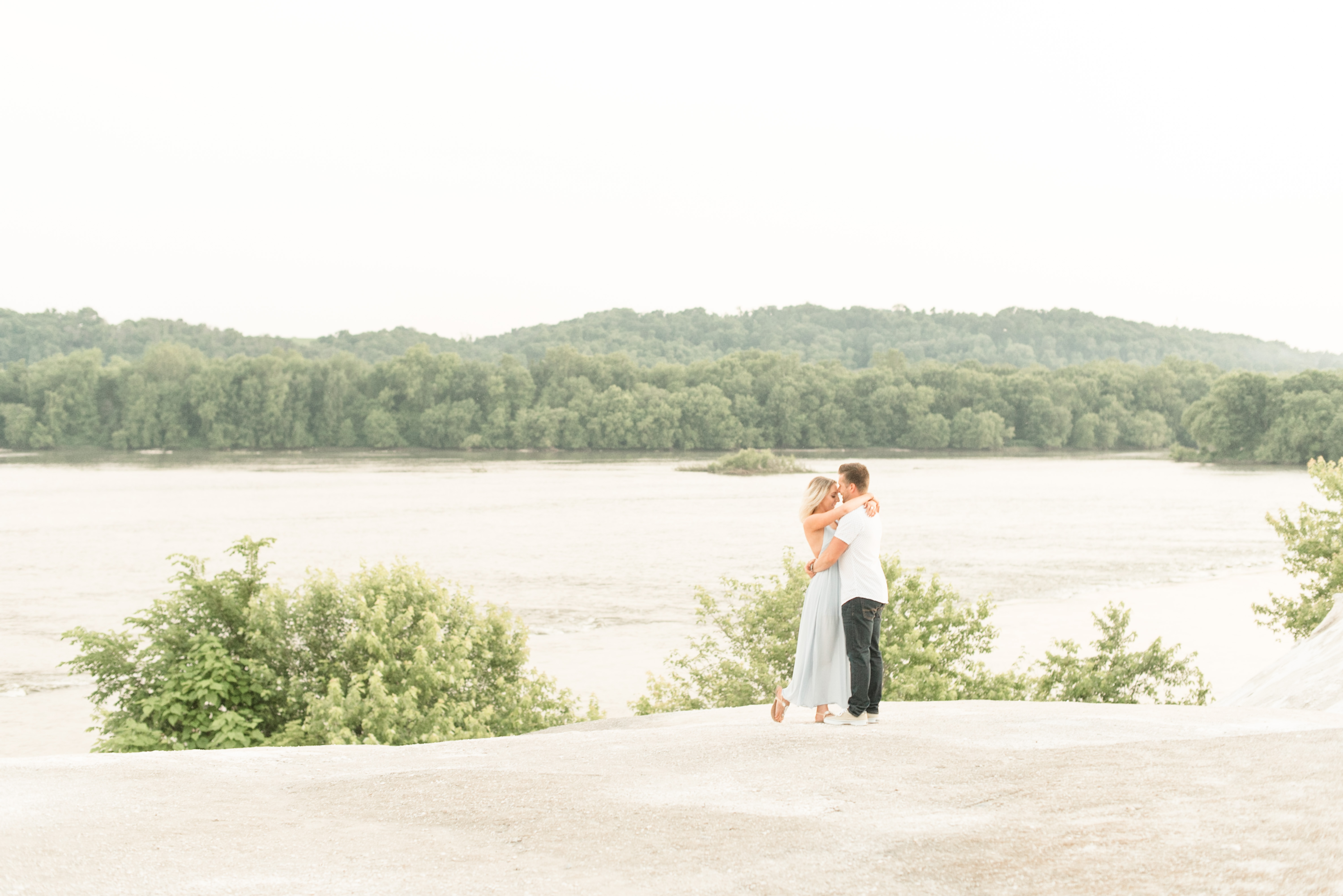 Becky and David at the White Cliffs of Conoy