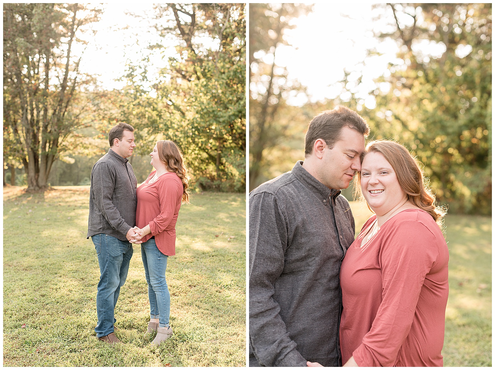 Engagement Session Photos at Lancaster County Park