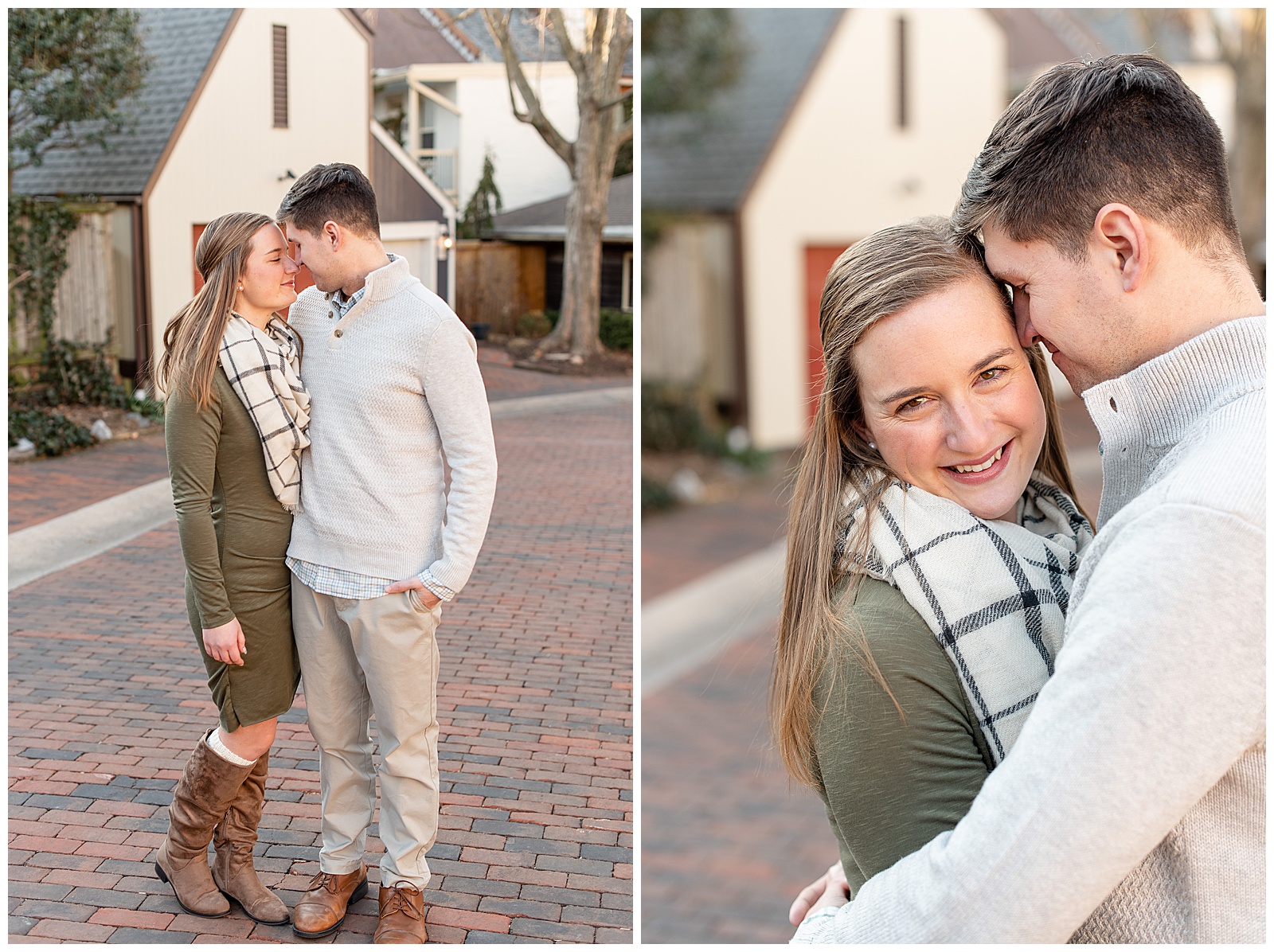 Engagement session at Old Trinity Place in Lancaster, PA