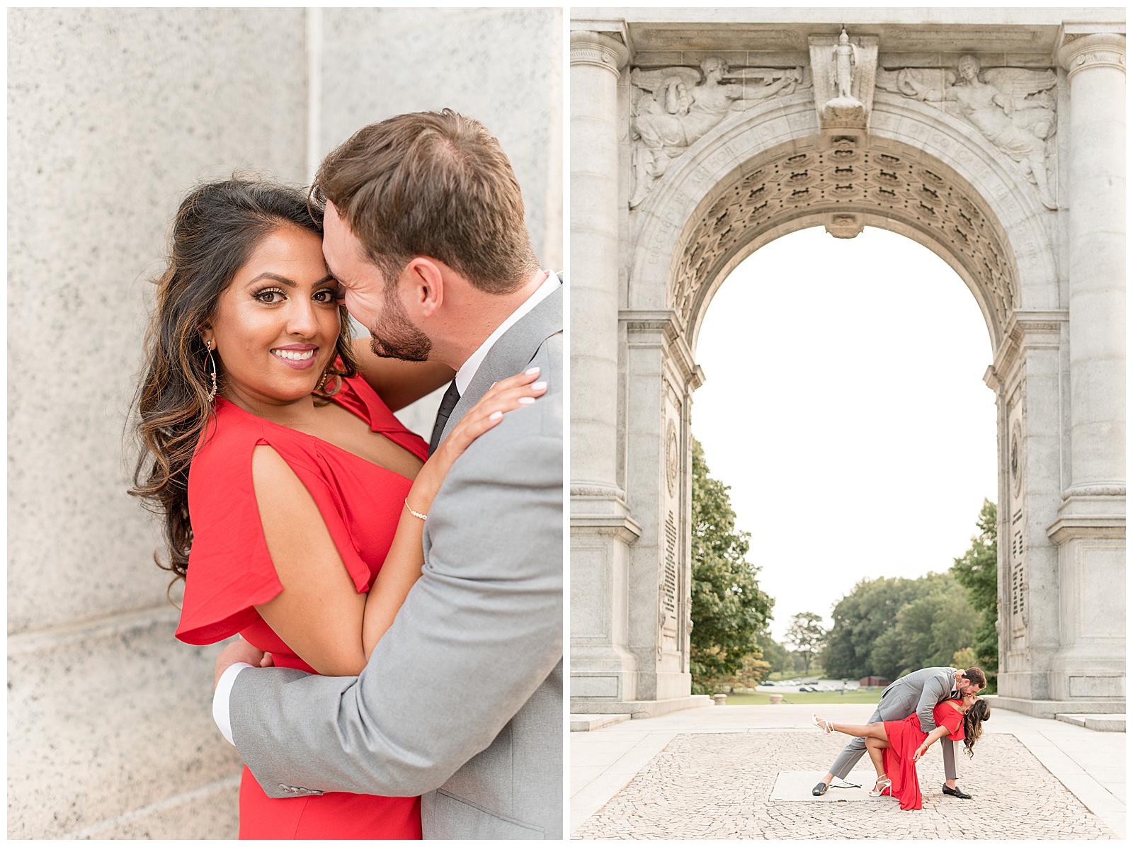 Engagement Session at National Arch in Valley Forge, PA