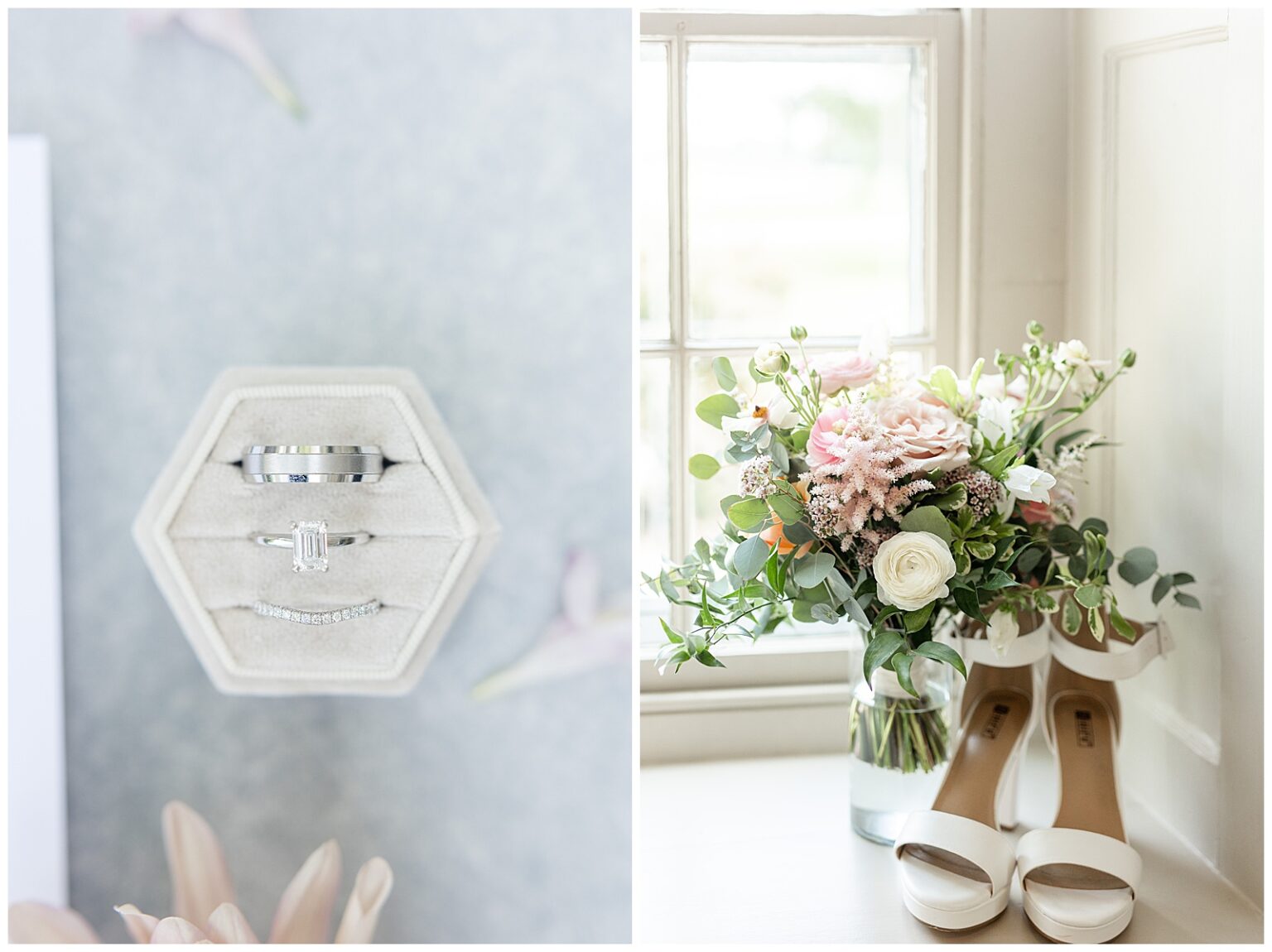 blush and bridal
