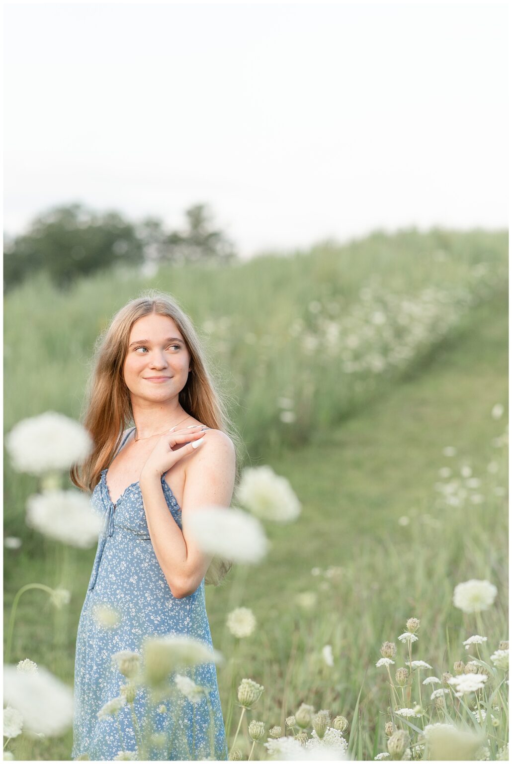 Floral Senior Session at Overlook Park - heathermariephoto.com