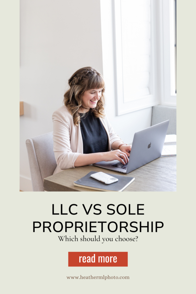 LLC vs Sole proprietorship breakdown