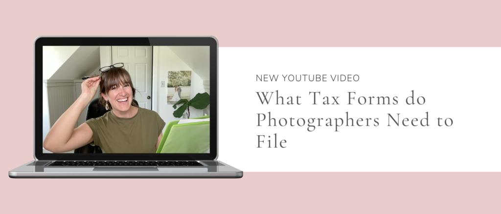 learn what important tax forms photographers need to file