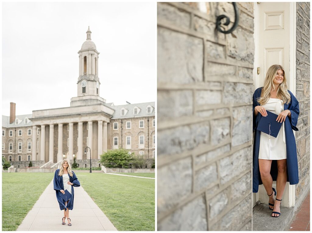 Penn State University girl college graduate session
