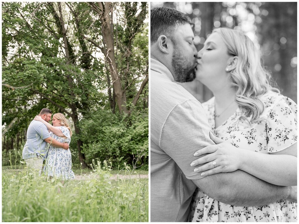 spring Overlook Park engagement session